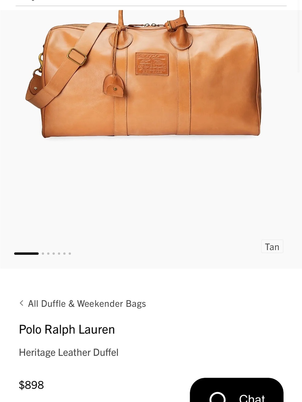 Ralph Lauren Leather Rockport Duffle Bag - Picture 11 of 16